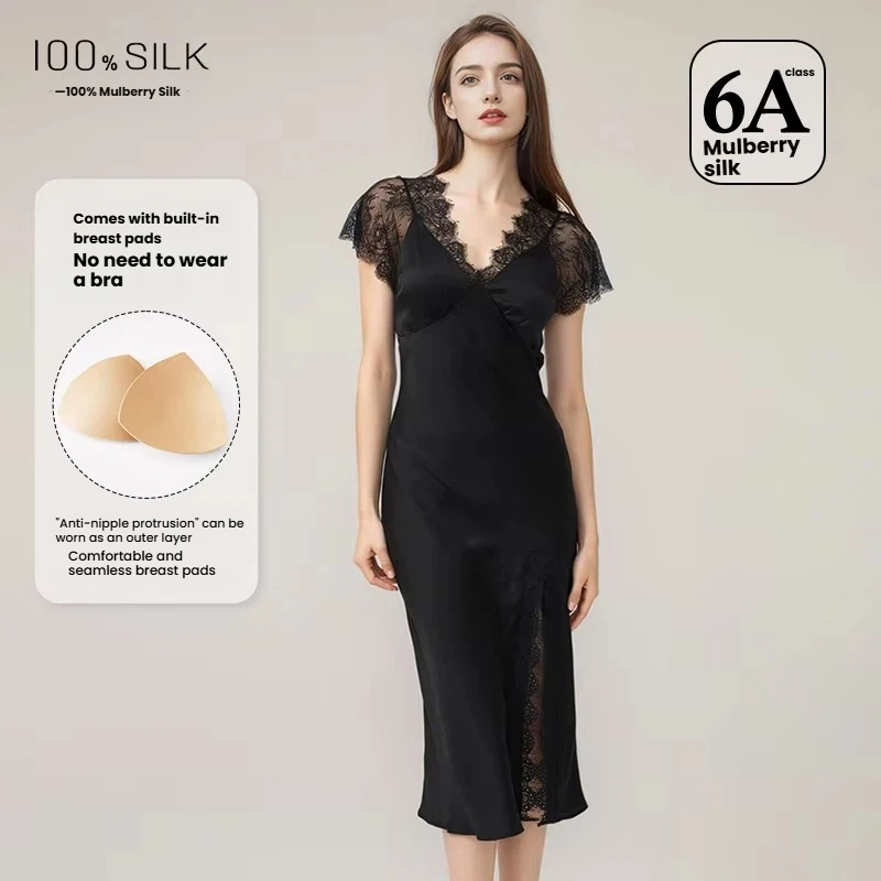Lace Dress - Camisola Feminina Sensual de Renda e