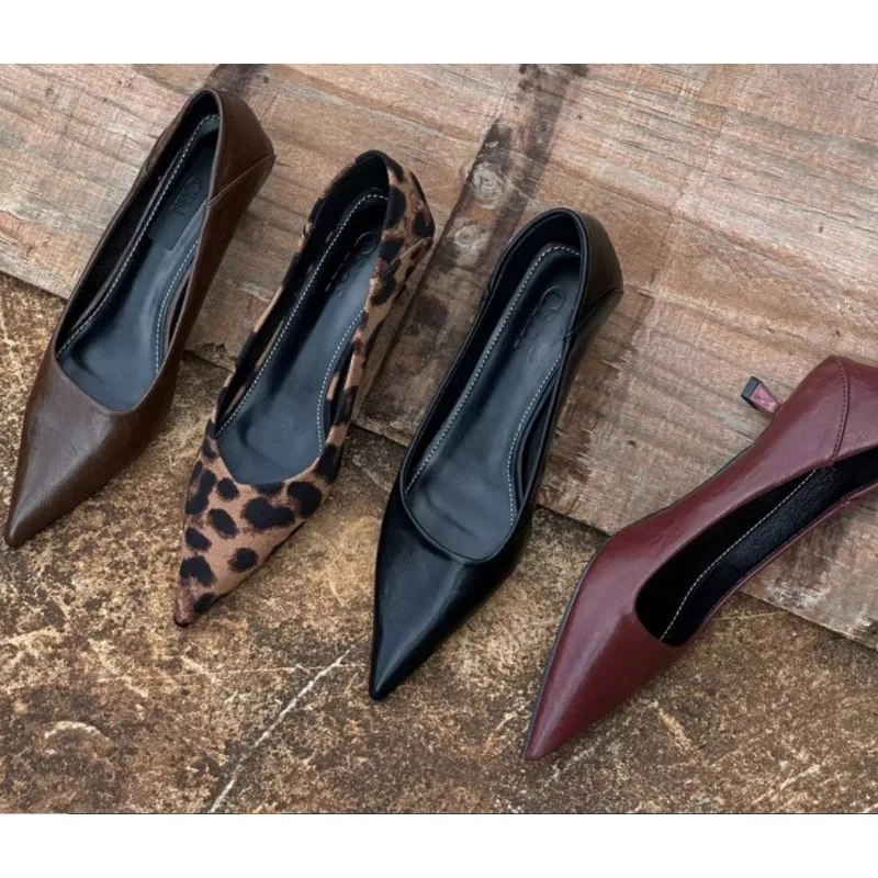 Womens Heels - 2024 mulheres sexy salto alto borgonha