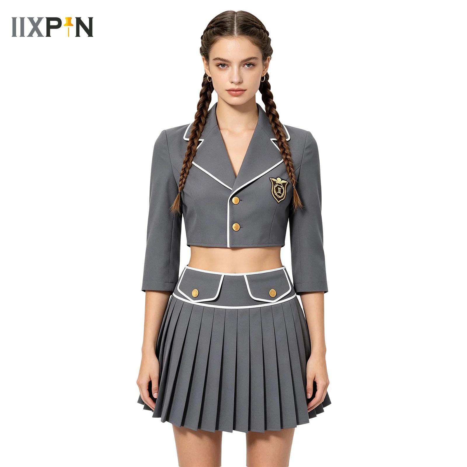 Womens Blazer - Fantasia de cosplay de estudante japonesa