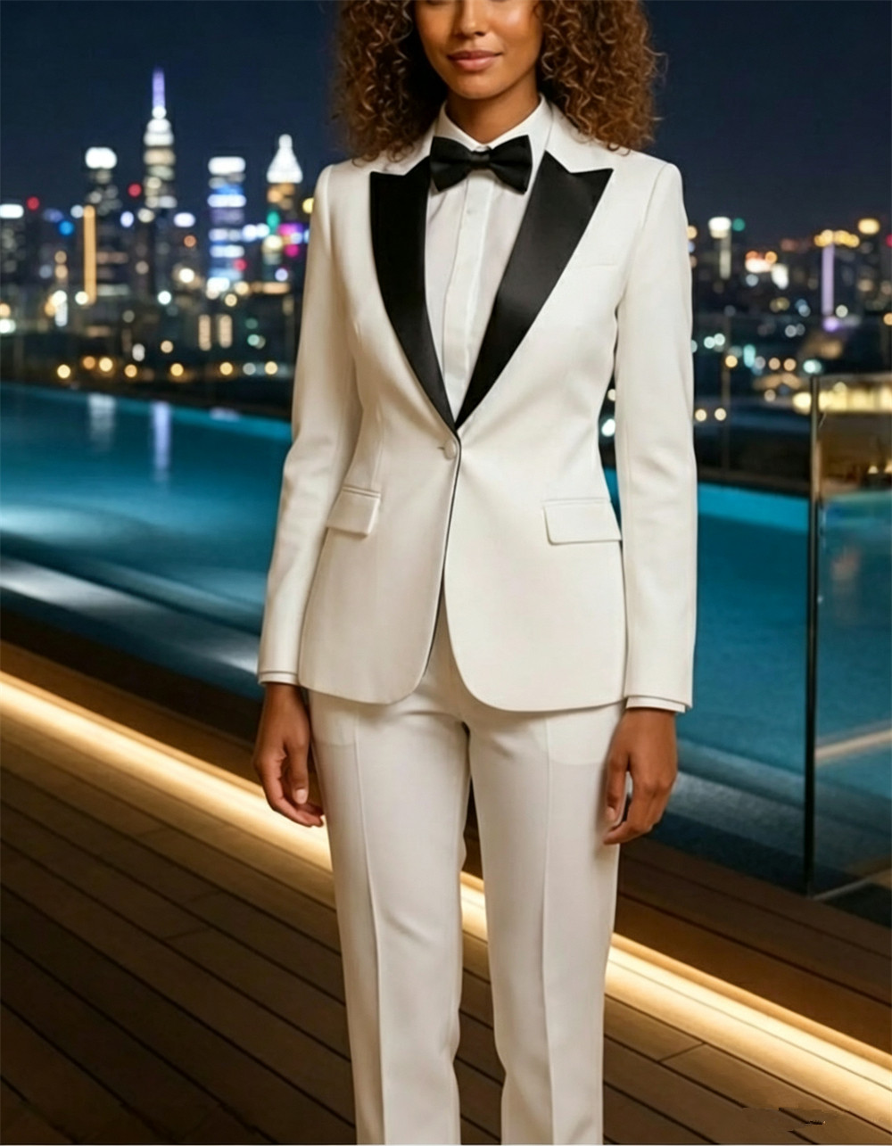 Womens Blazer - Conjunto Feminino de 2 Peças: Terno