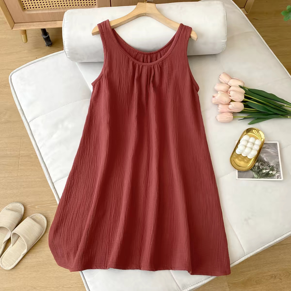 Vestido Regata Feminino Casual - Midi Dress avaliação e preço