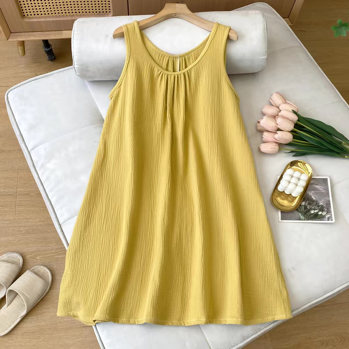 Vestido Regata Feminino Casual - Midi Dress avaliação e preço