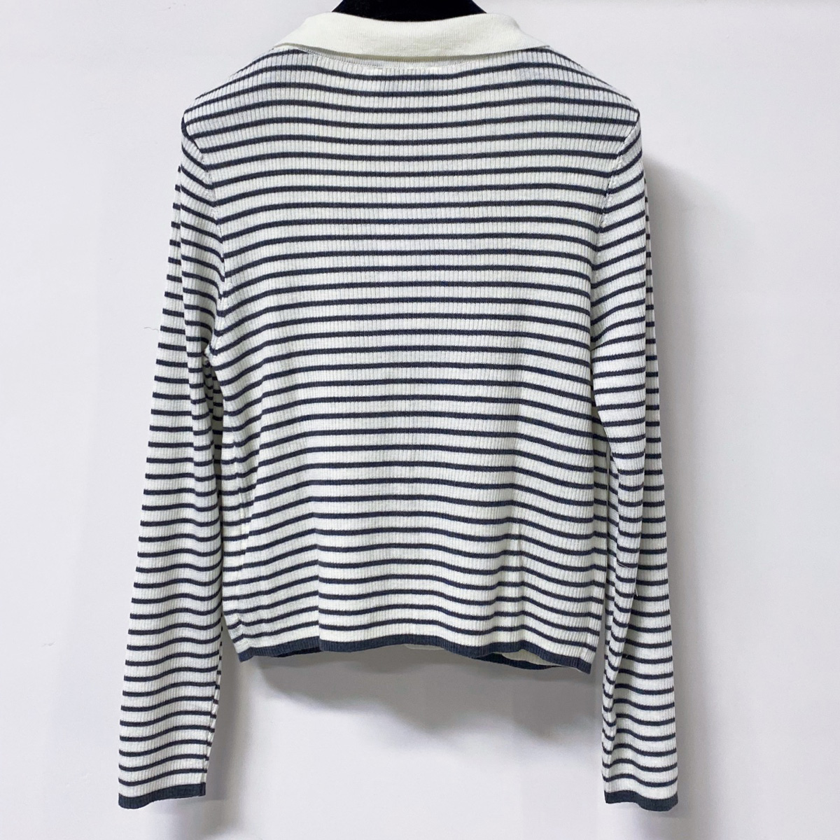Blusa feminina de malha listra - Silk Blouse avaliação e preço