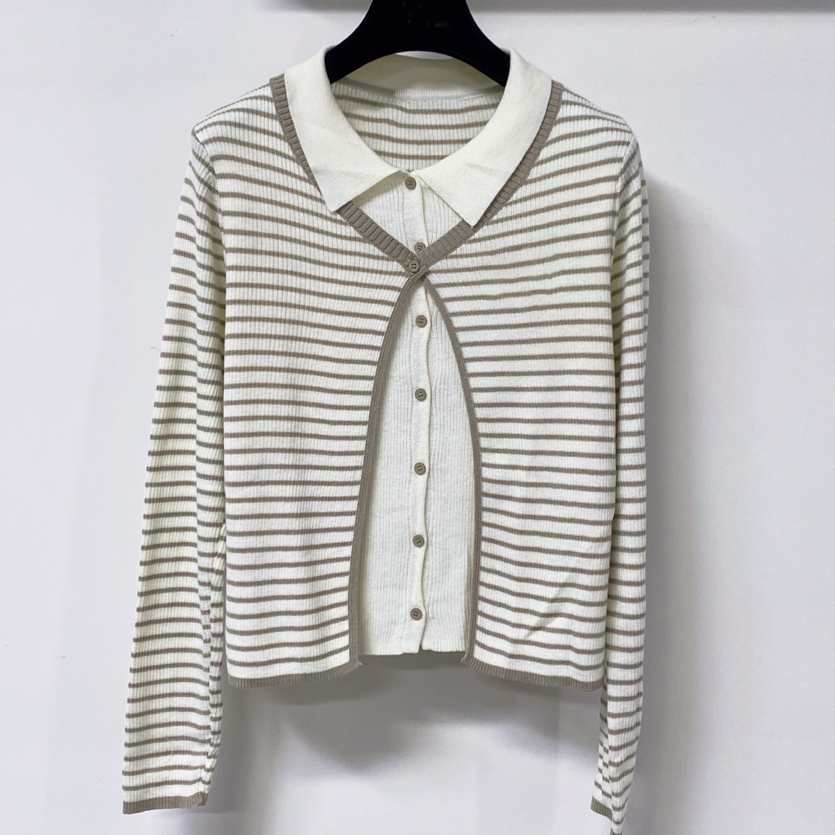 Blusa feminina de malha listra - Silk Blouse avaliação e preço