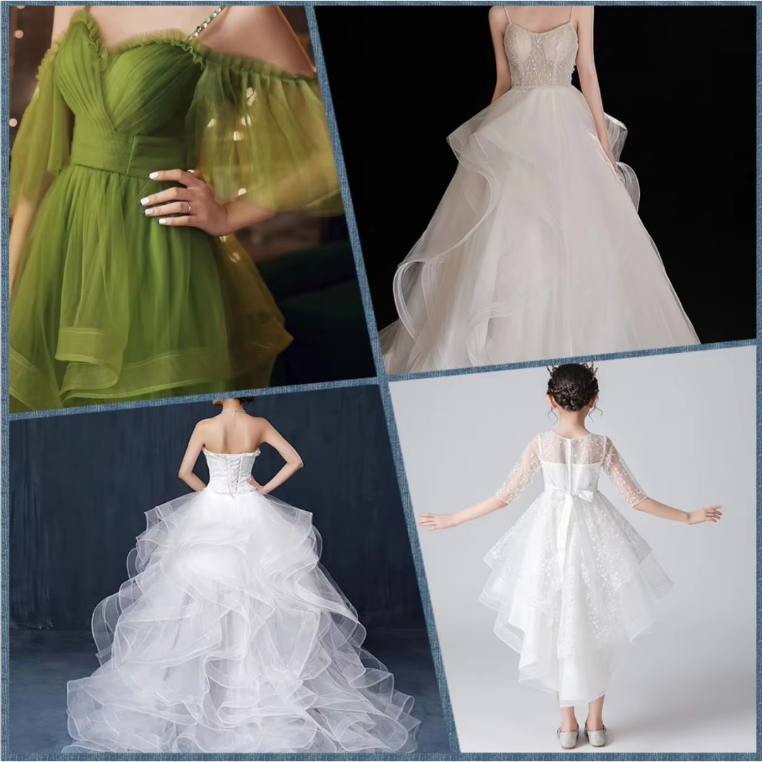 Fita de Crinolina Elástica em  - Lace Dress avaliação e preço