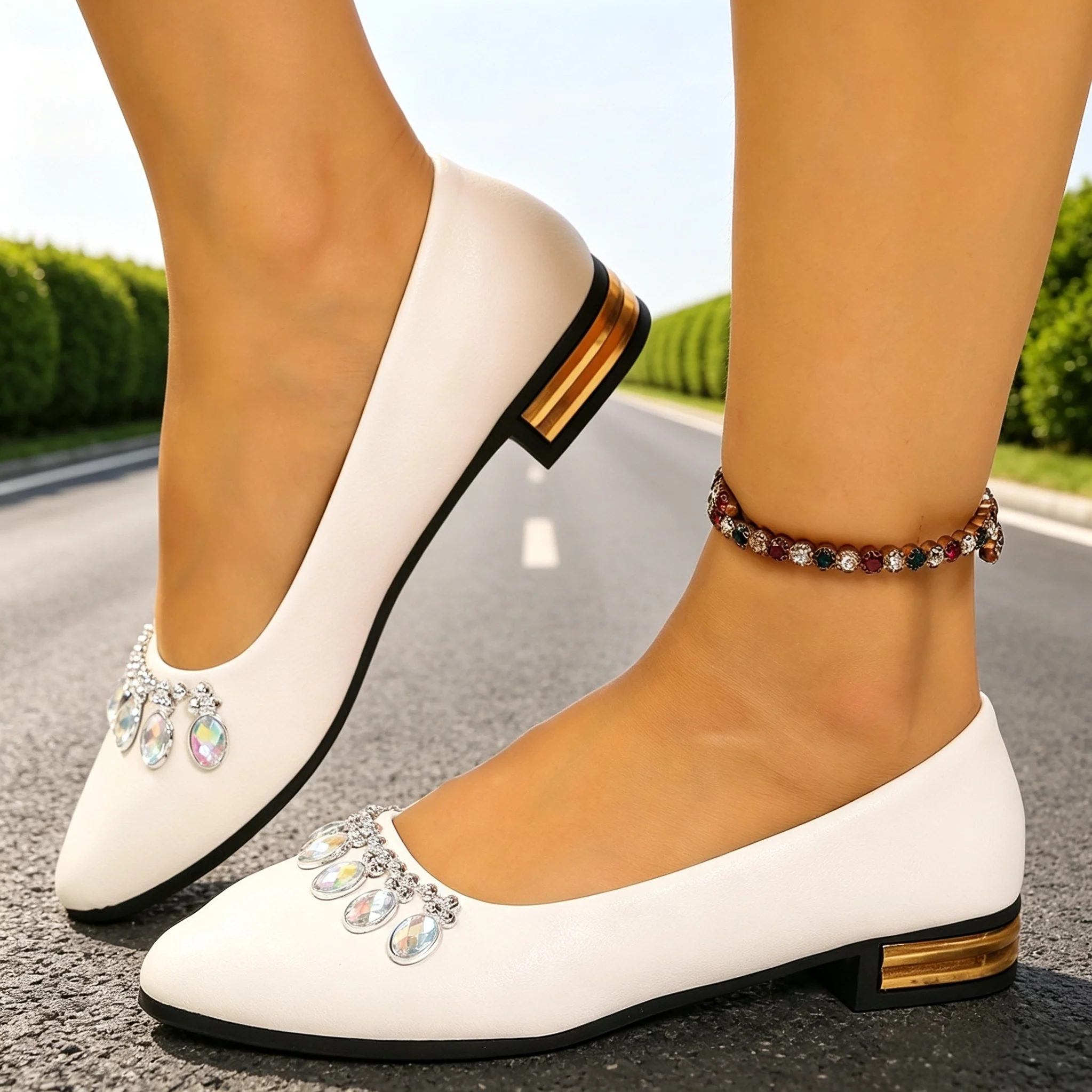 Sapatilhas Femininas de Bico F - Womens Heels avaliação e preço