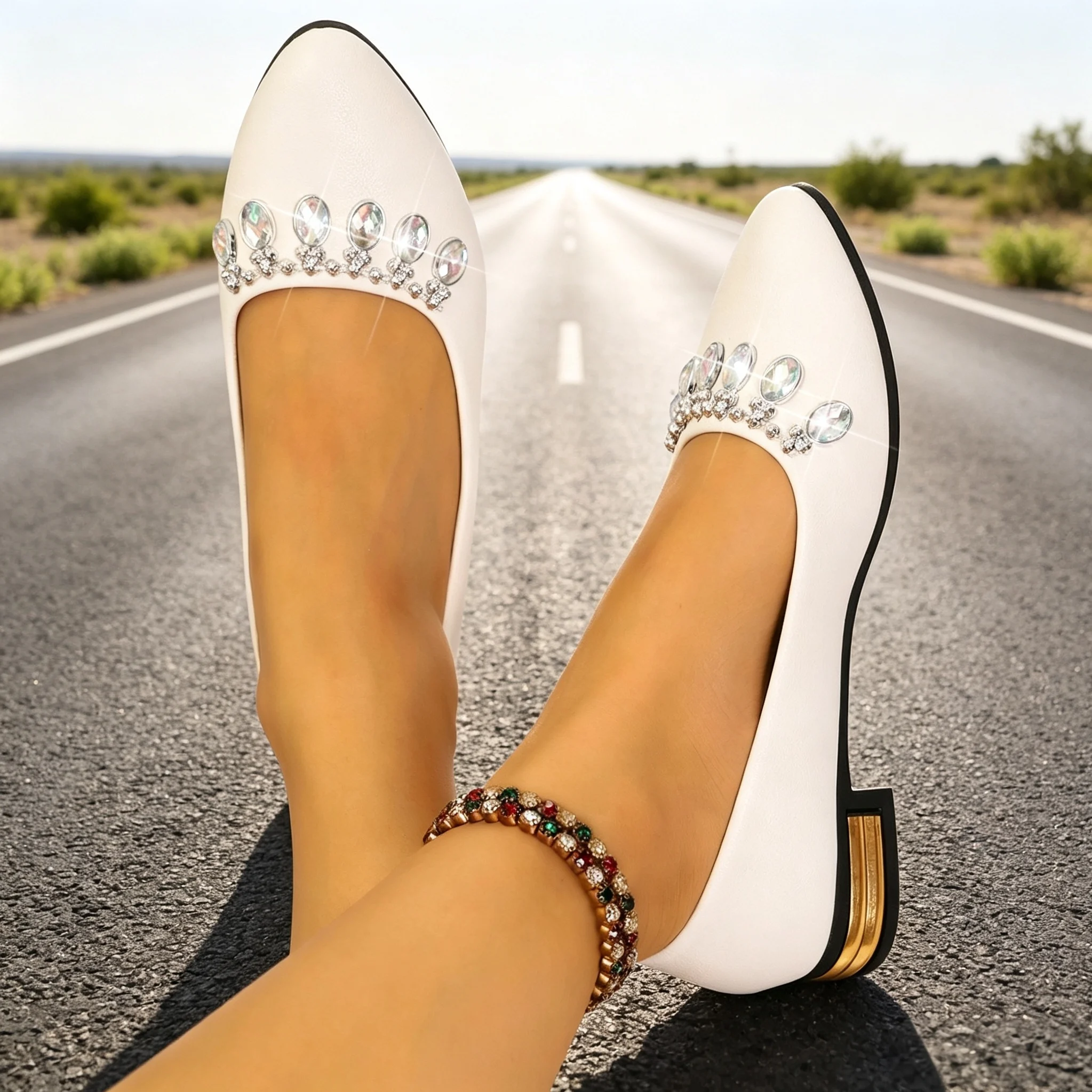 Sapatilhas Femininas de Bico F - Womens Heels avaliação e preço