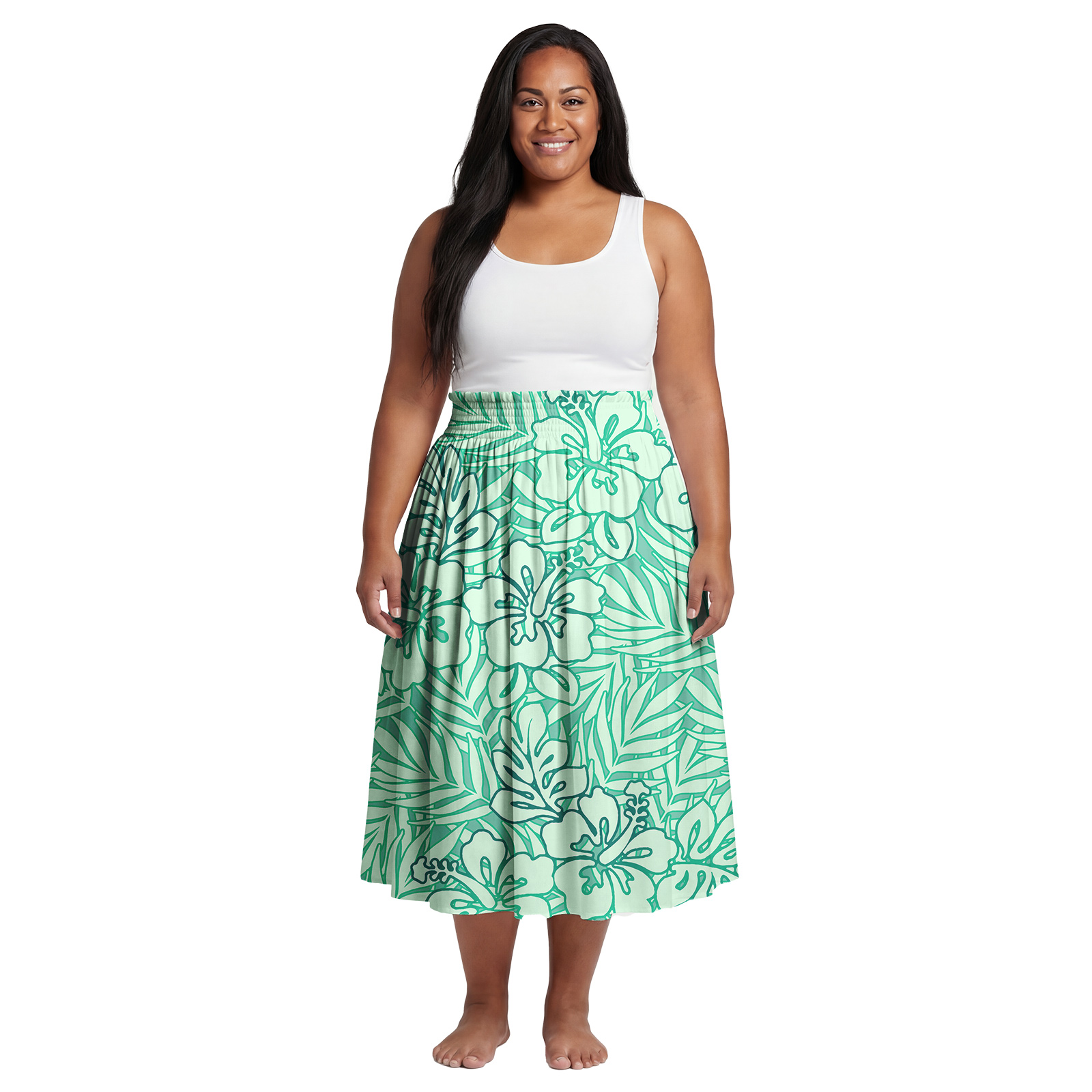 Excelente Vestido Midi com Est - Midi Dress avaliação e preço