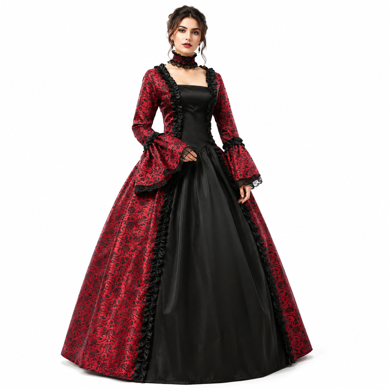 Vestido Maxi Vintage Medieval  - Lace Dress avaliação e preço