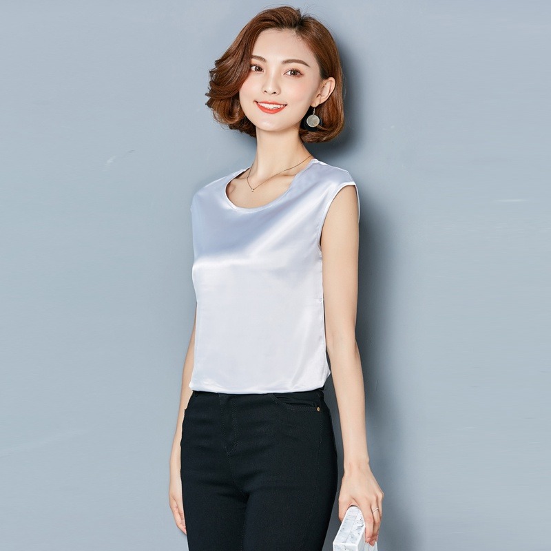 Colete de seda sexy feminino,  - Silk Blouse avaliação e preço